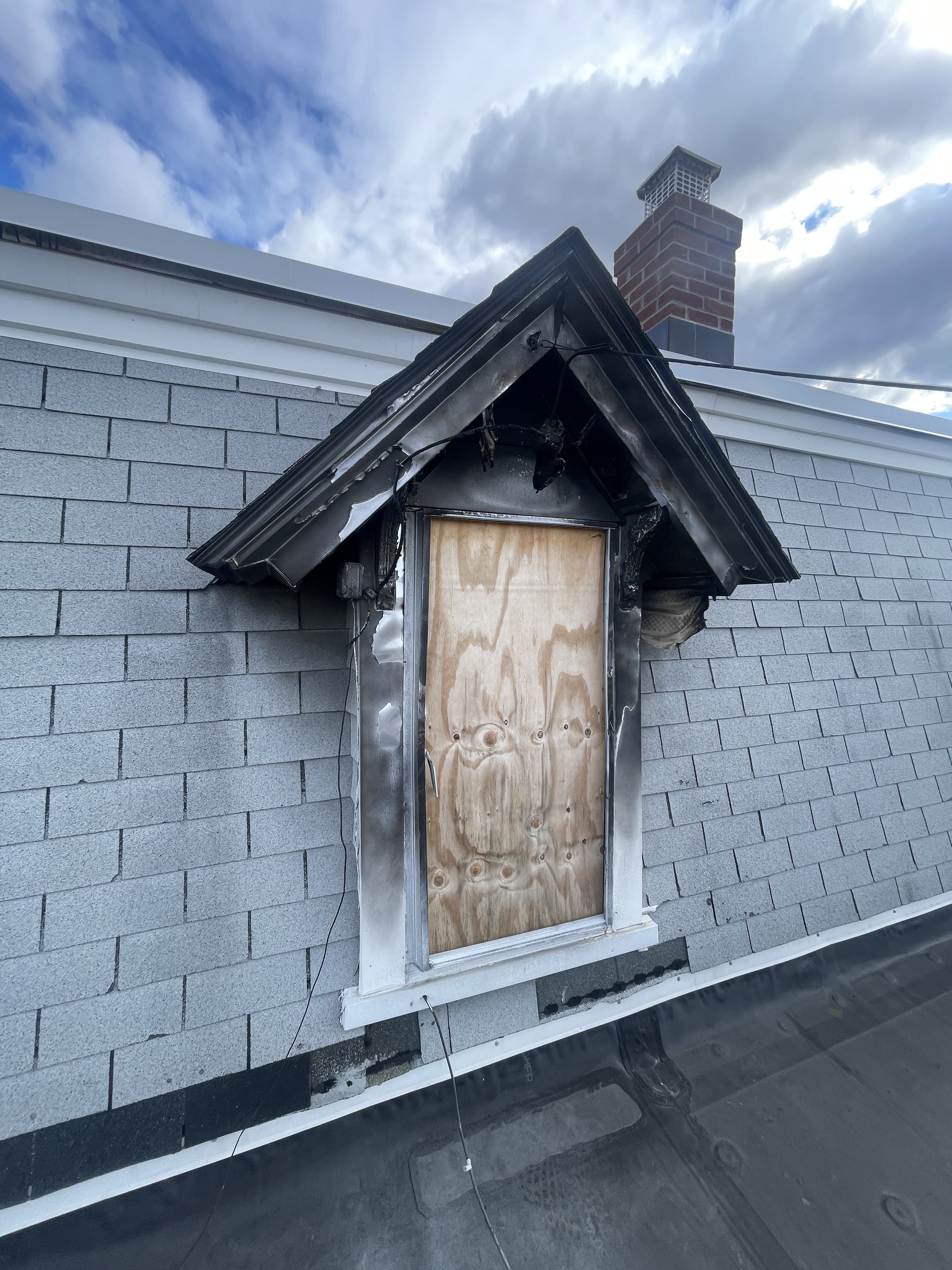 Fire damage rebuild documentation - project photo 2.