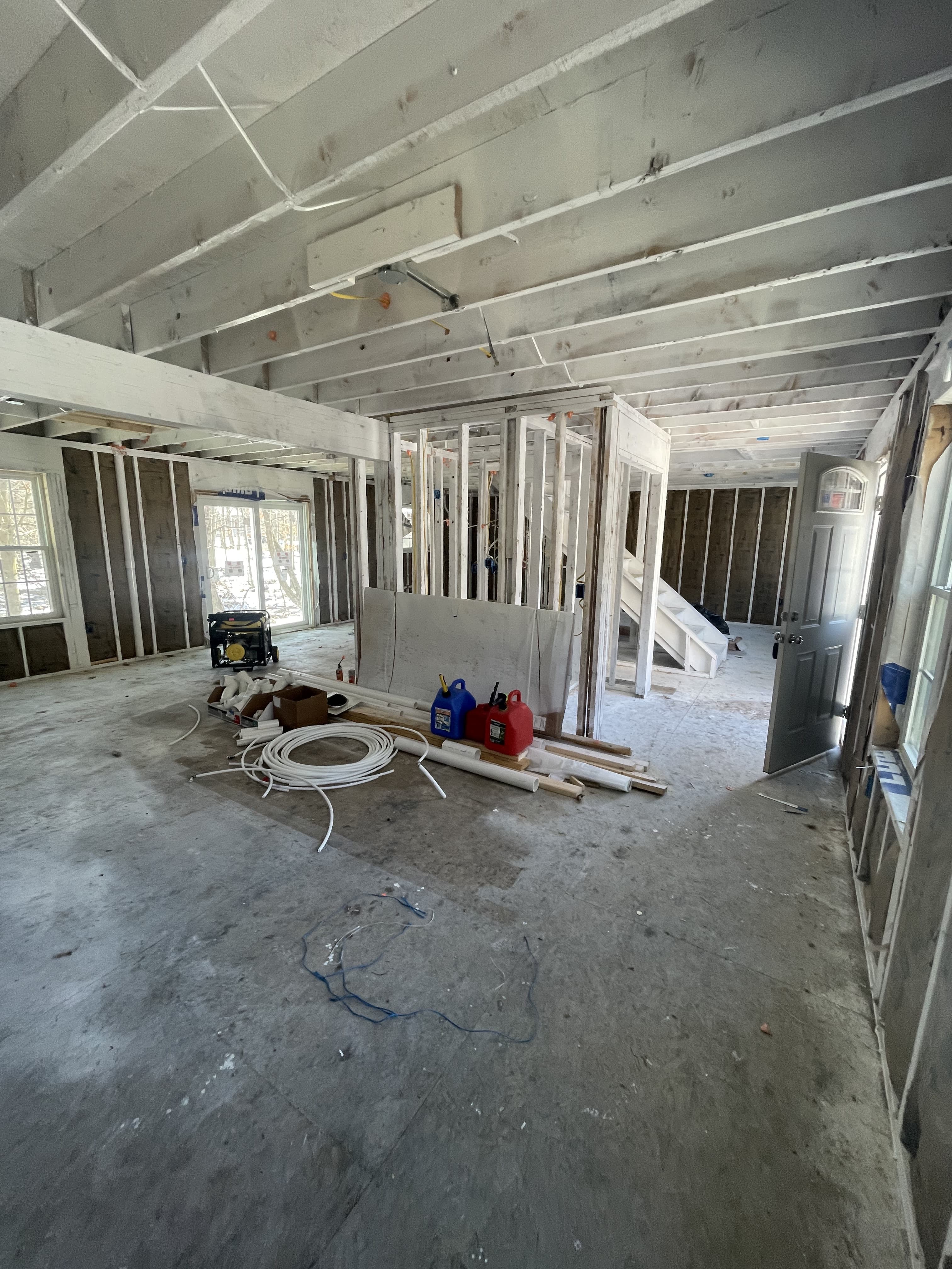 Fire damage rebuild documentation - project photo 13.