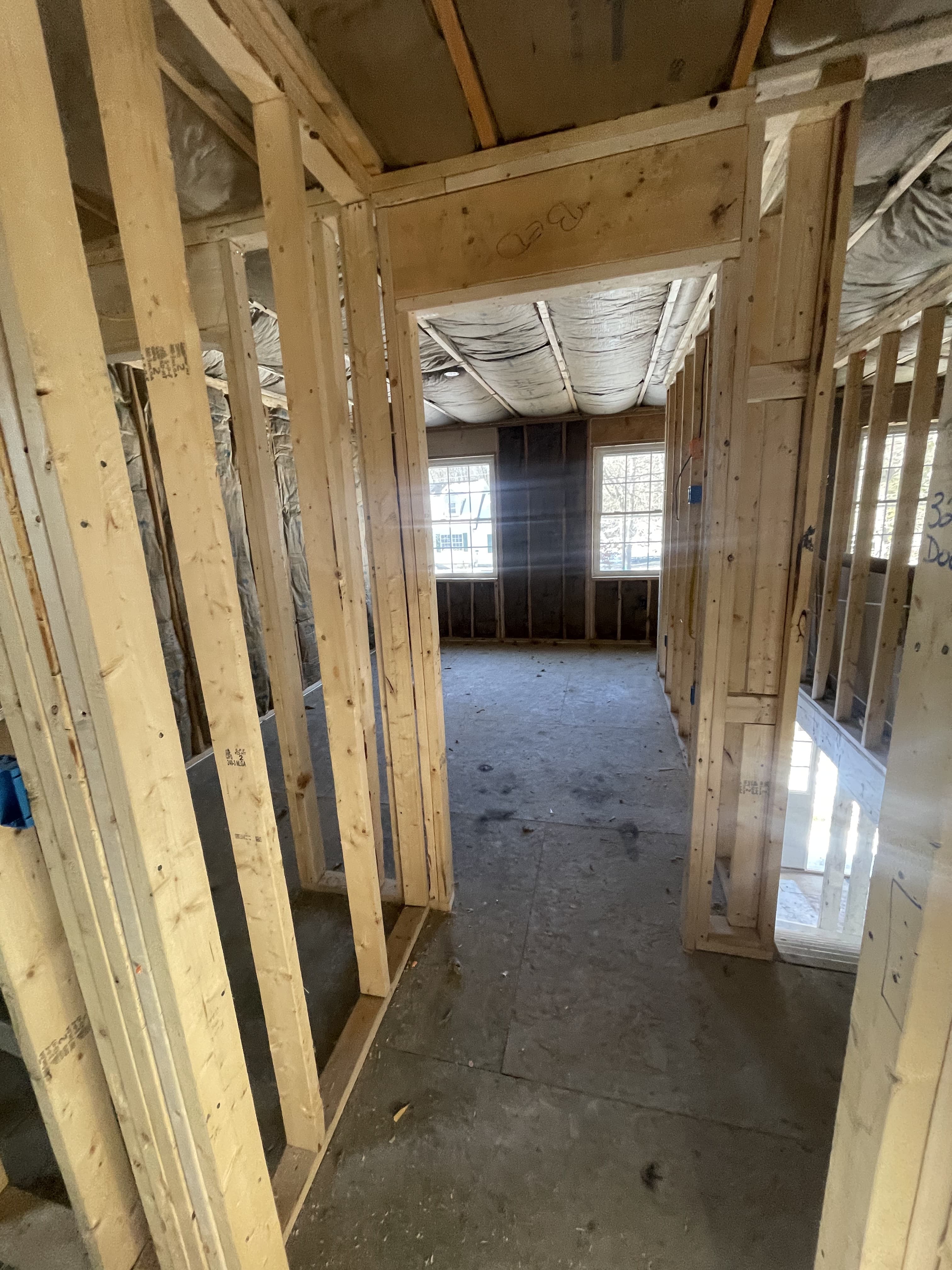 Fire damage rebuild documentation - project photo 33.