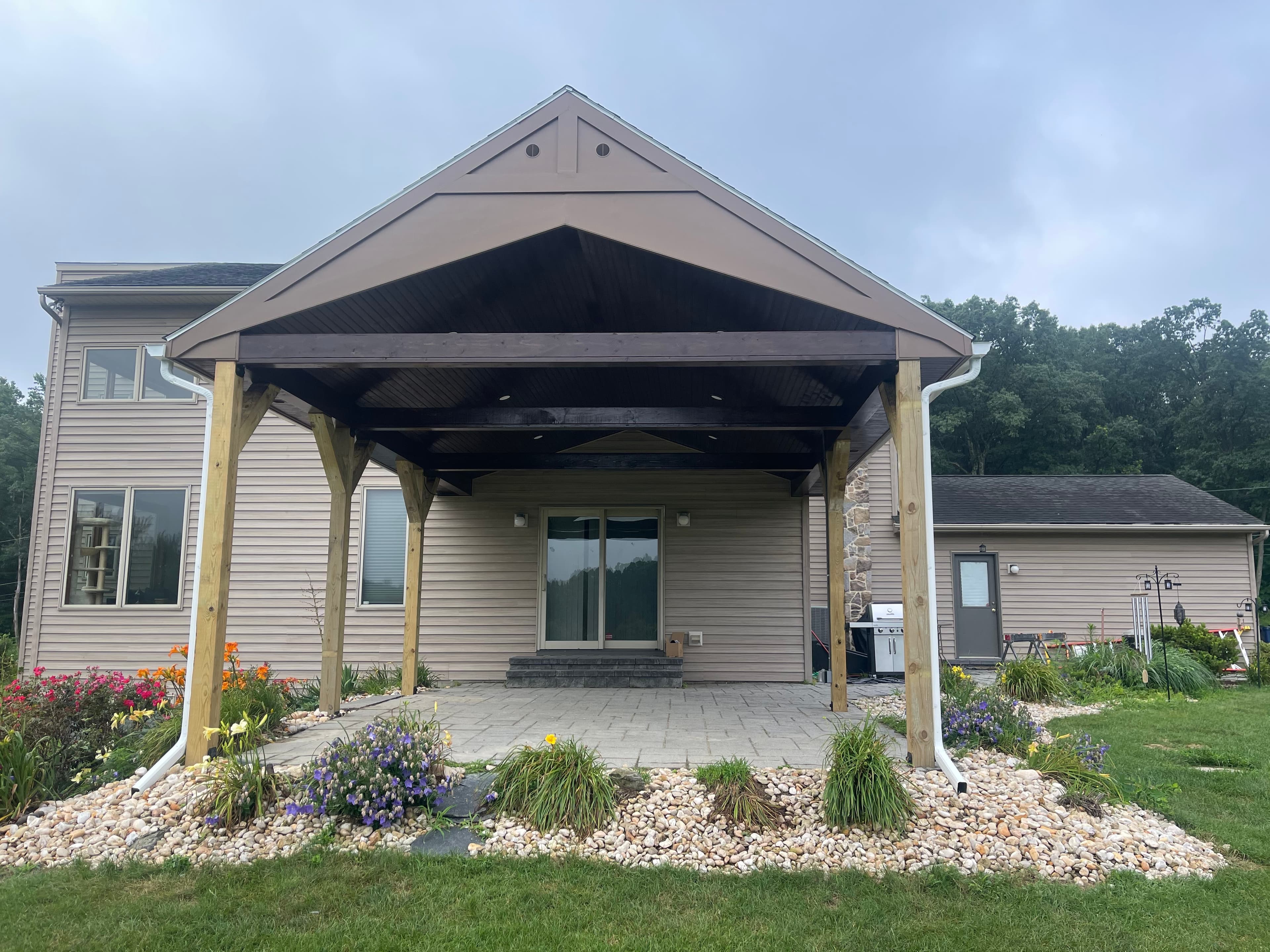 Outdoor project site by RHI Pros in Reading, PA.