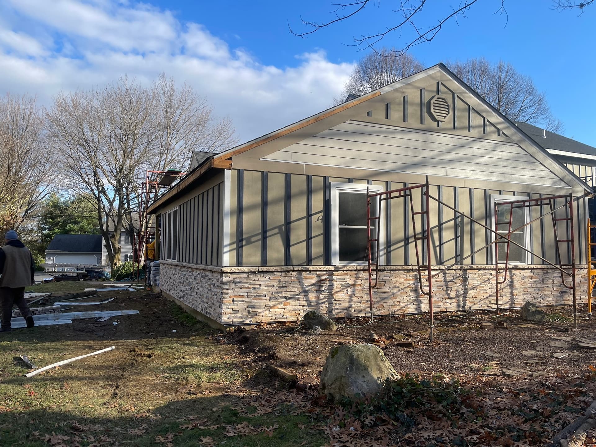 Completed flooring installation project in Allentown, PA.